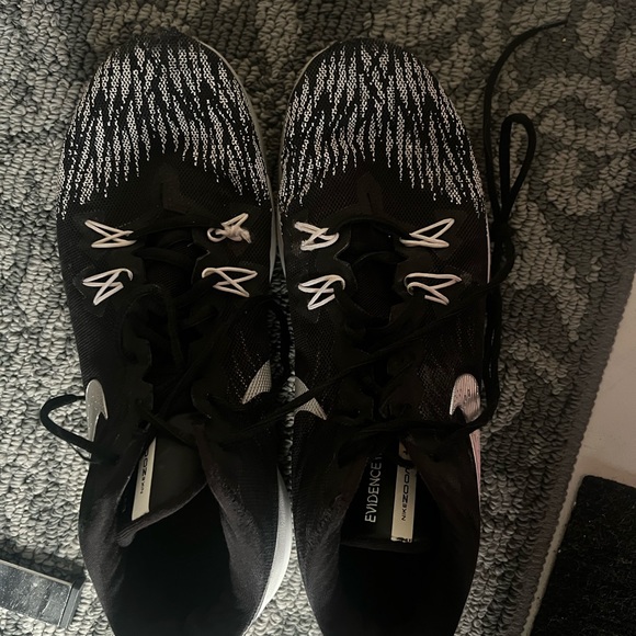 Nike 2020 Zoom Evidence 2 'Black Metallic Silver black white runners basketball - Picture 6 of 6